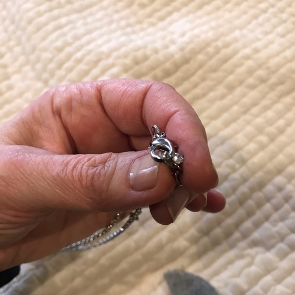 Drop necklace with faux pearl - Picture 6 of 7